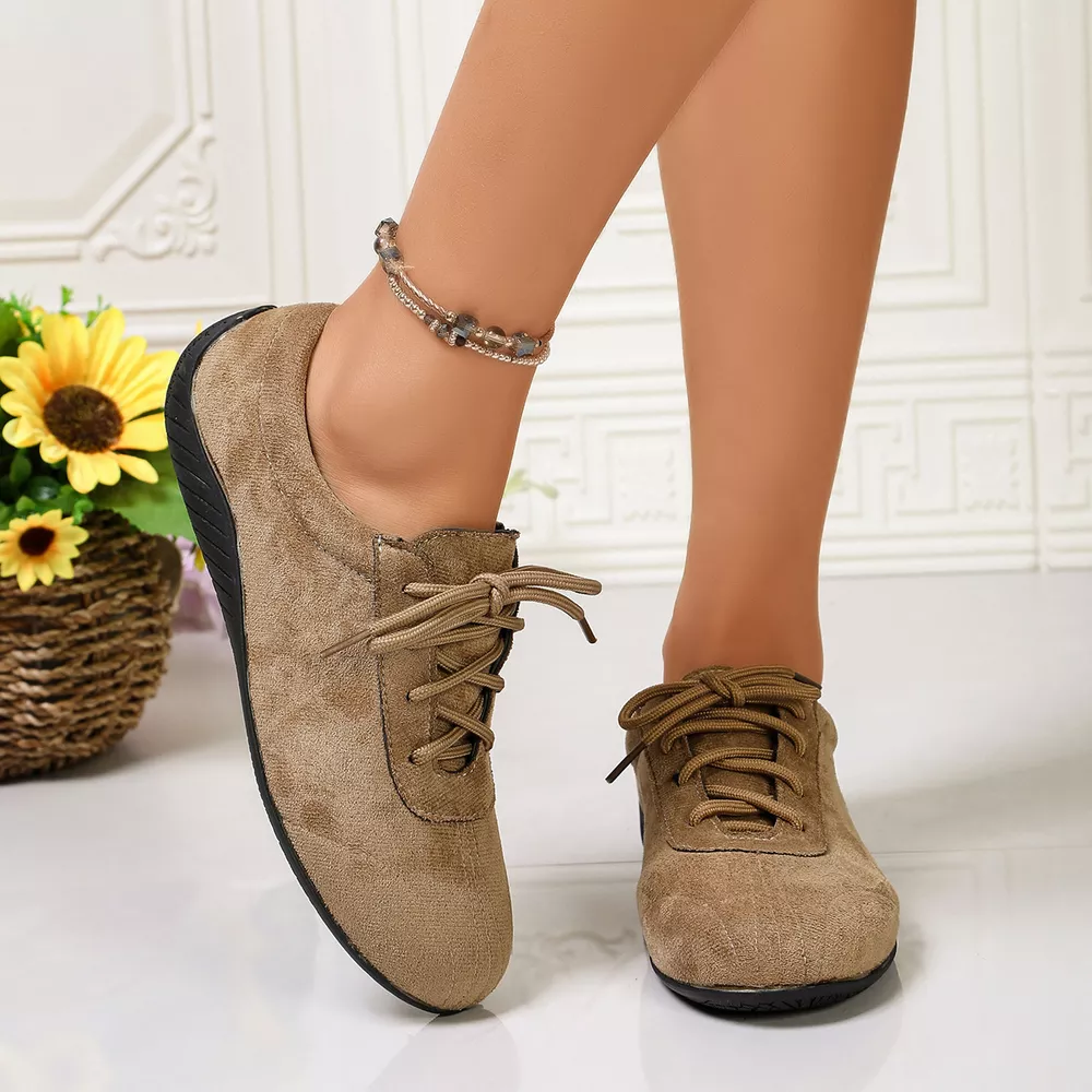 Round Toe Lace Up Sneakers, image 8