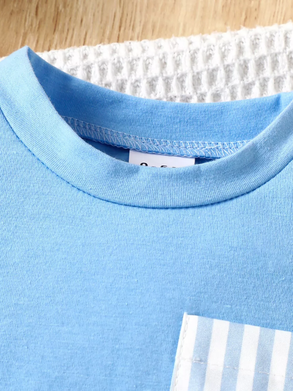 Children's Striped Pocket Tee and Shorts Set, image 9