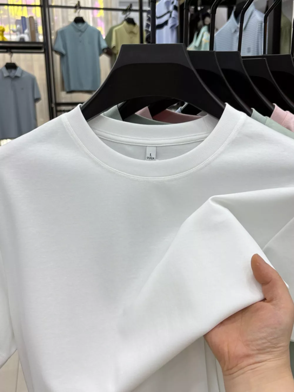 Men's Plus Size Short Sleeve Crew Neck T-Shirt, image 5