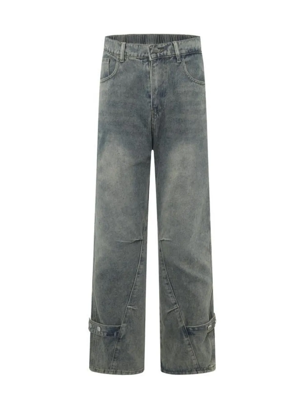 Men's High Waist Wide Leg Jeans, image 5