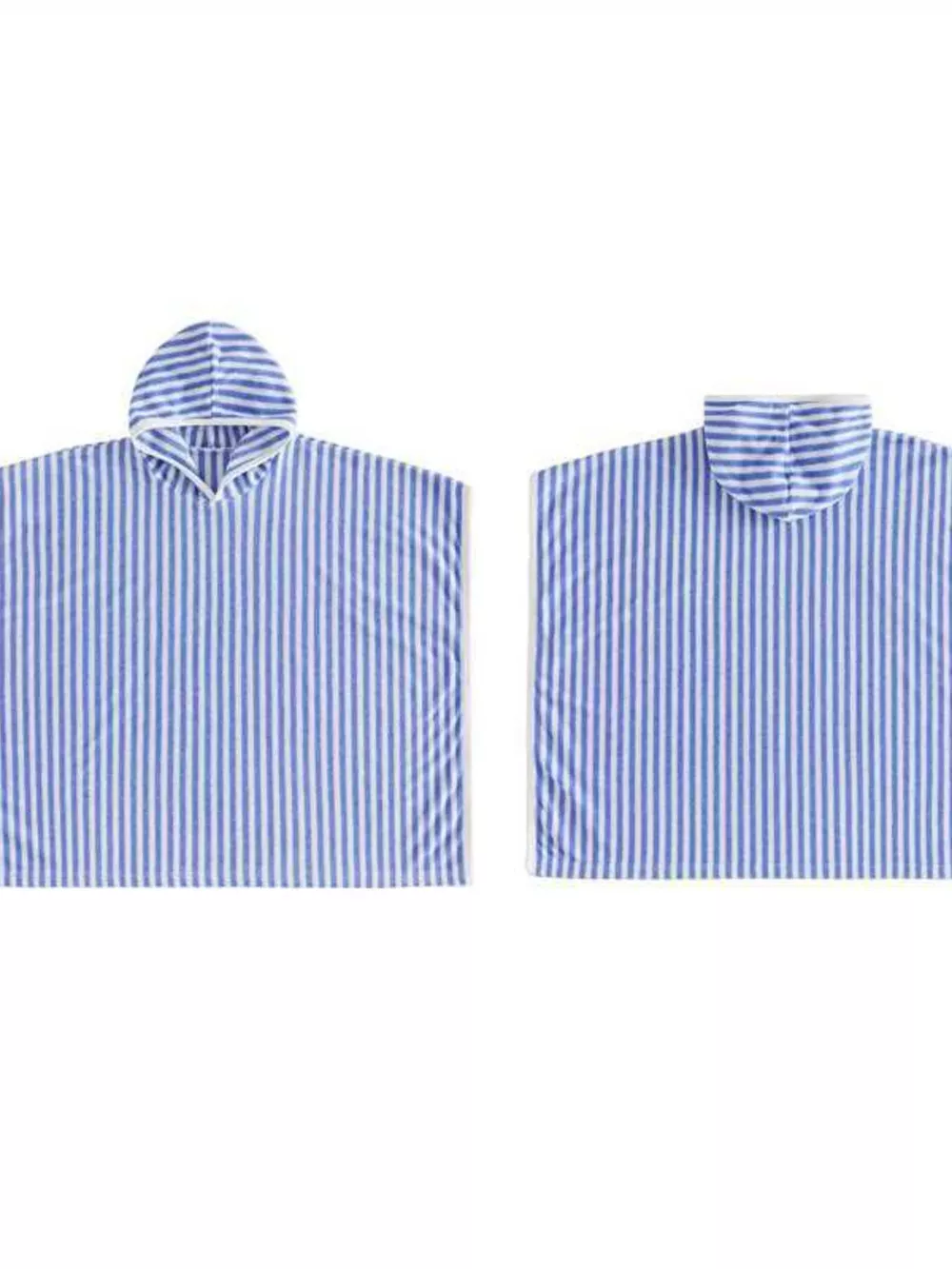 Children's Striped Hooded Poncho, image 5