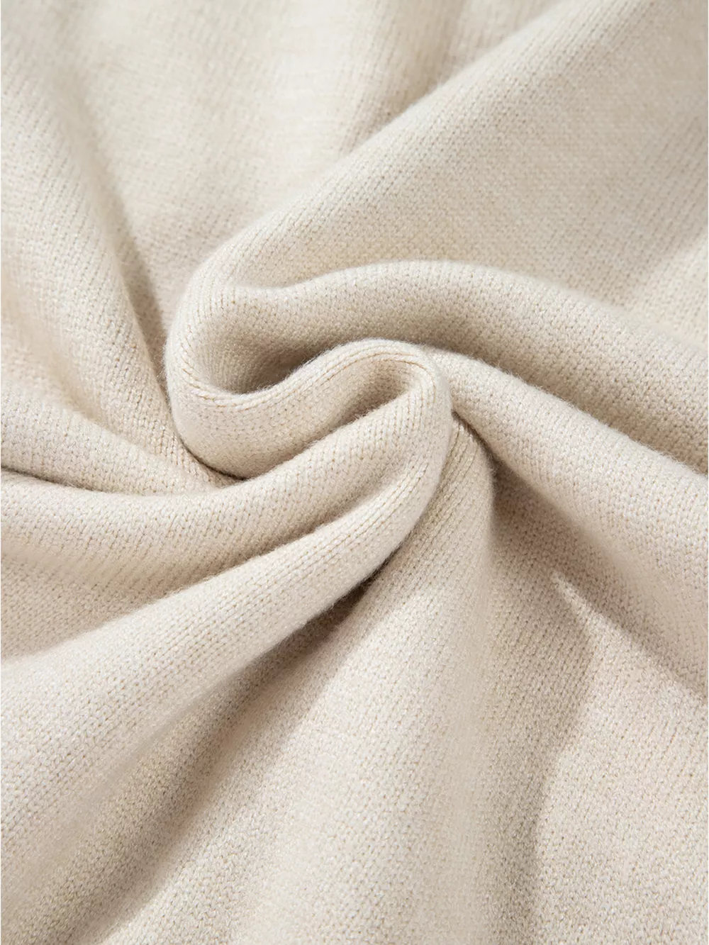 Flower Stitching Mock Neck Sweater, image 10