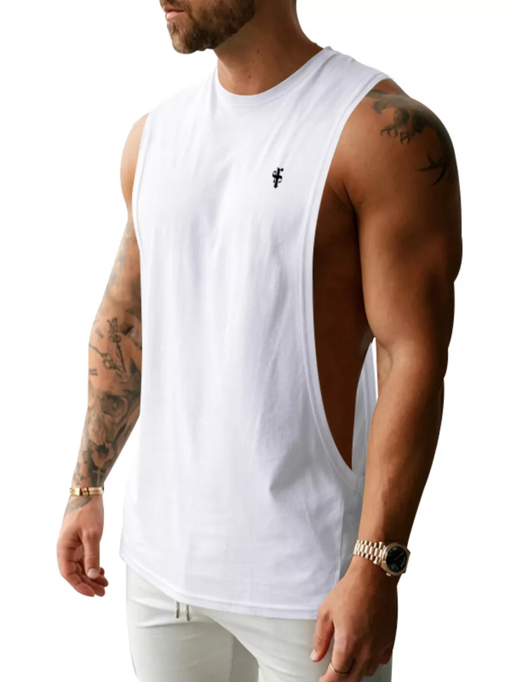 Men's Full Size Round Neck Tank Top Plus Size, image 20