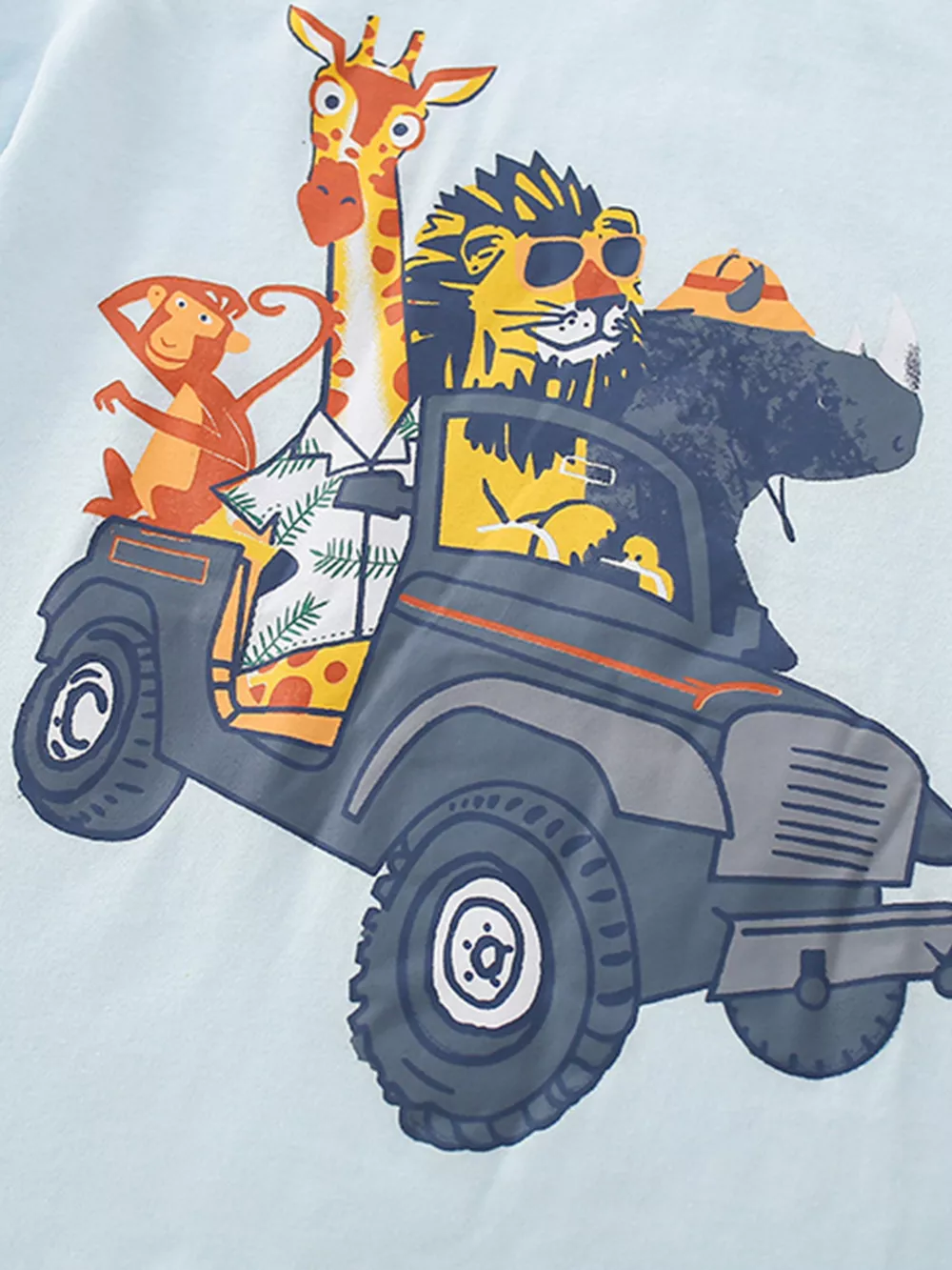 Children's Animal Graphic Tee and Shorts Set, image 3