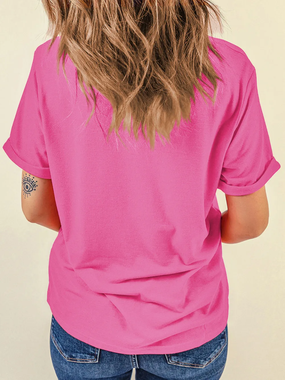 Ghost Graphic Halloween Round Neck T Shirt, image 3