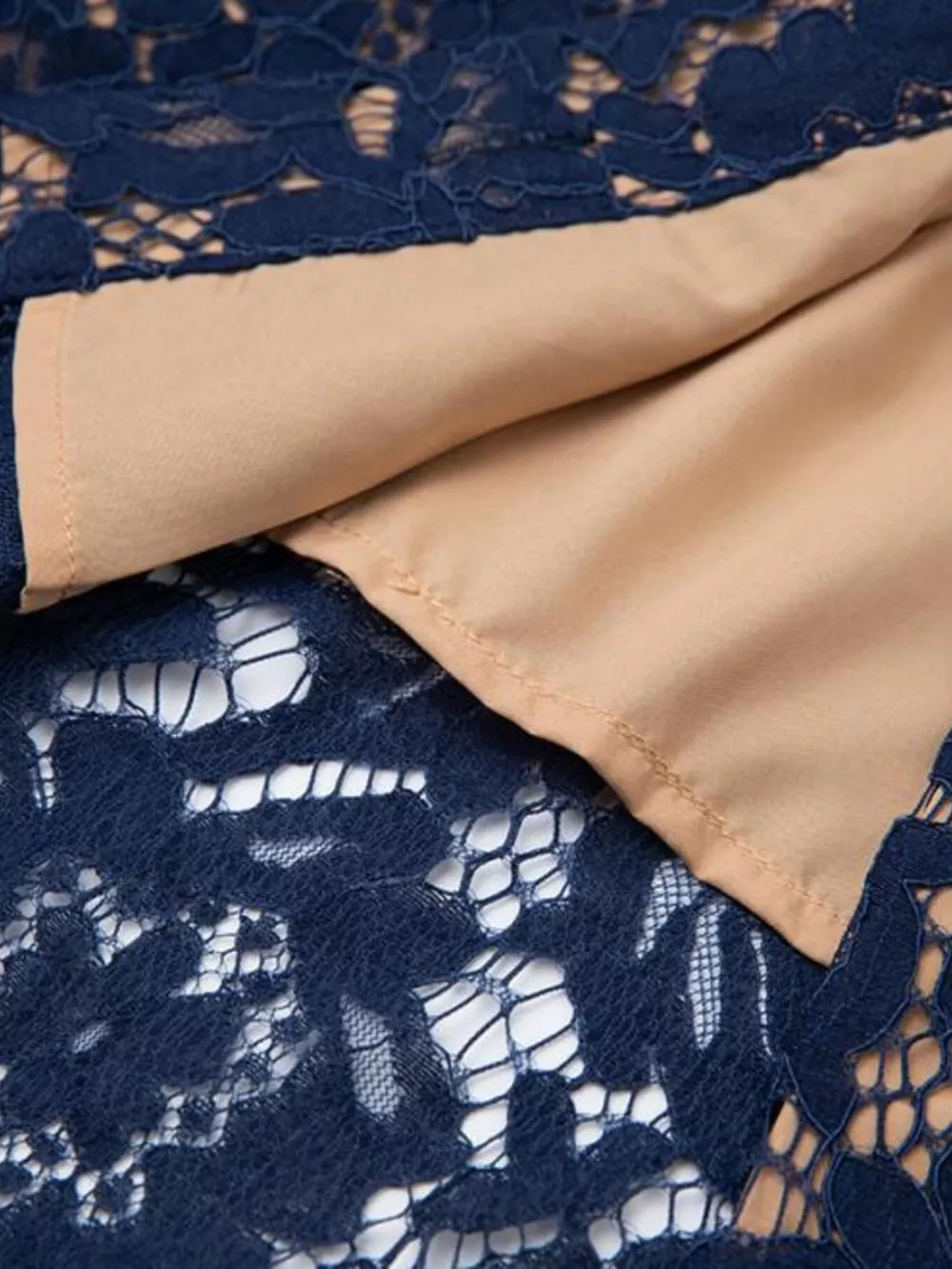 Lace Button-Down Midi Dress, image 13