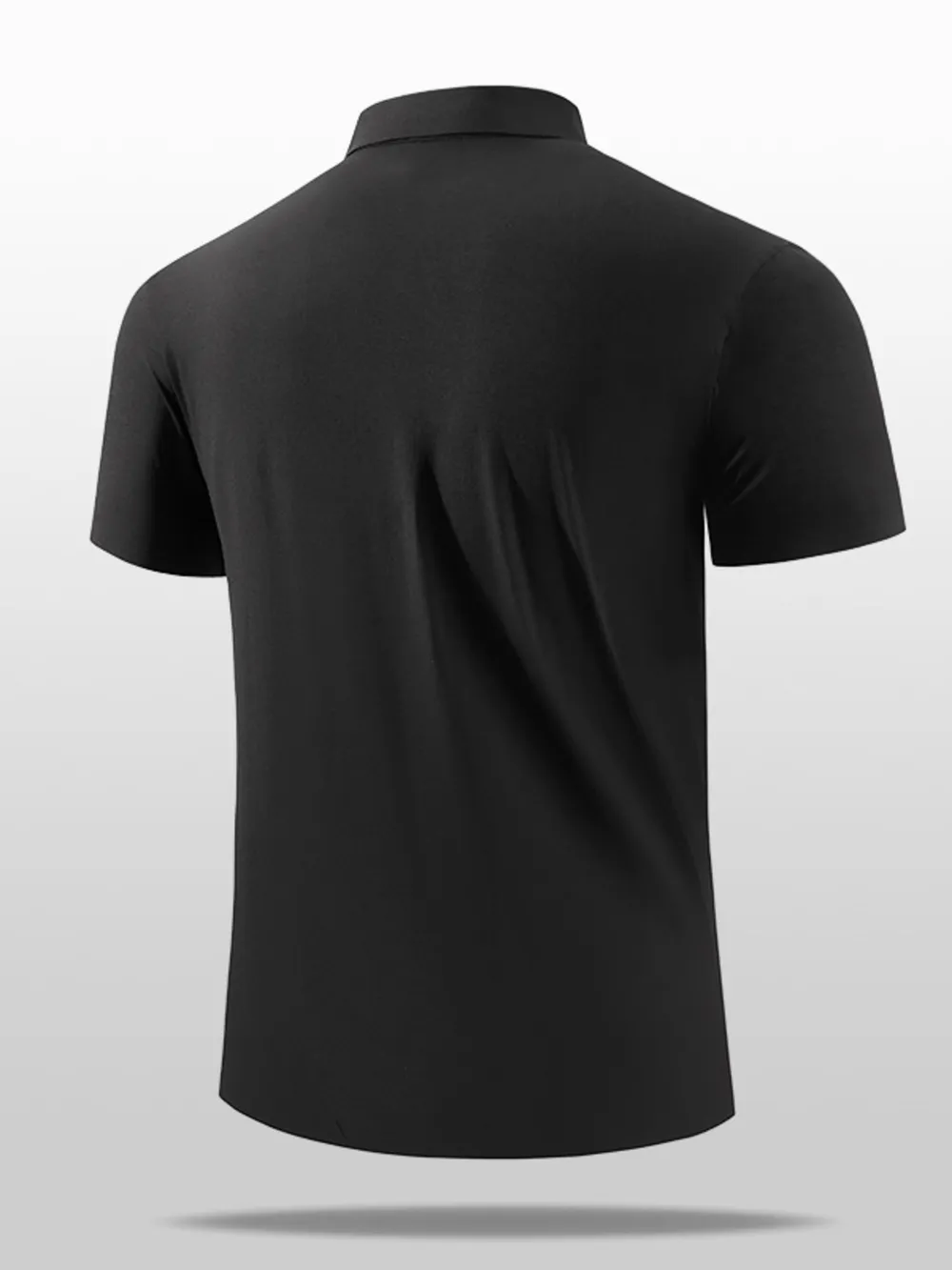 Men's Plus Size Button Detail Short Sleeve Polo, image 10