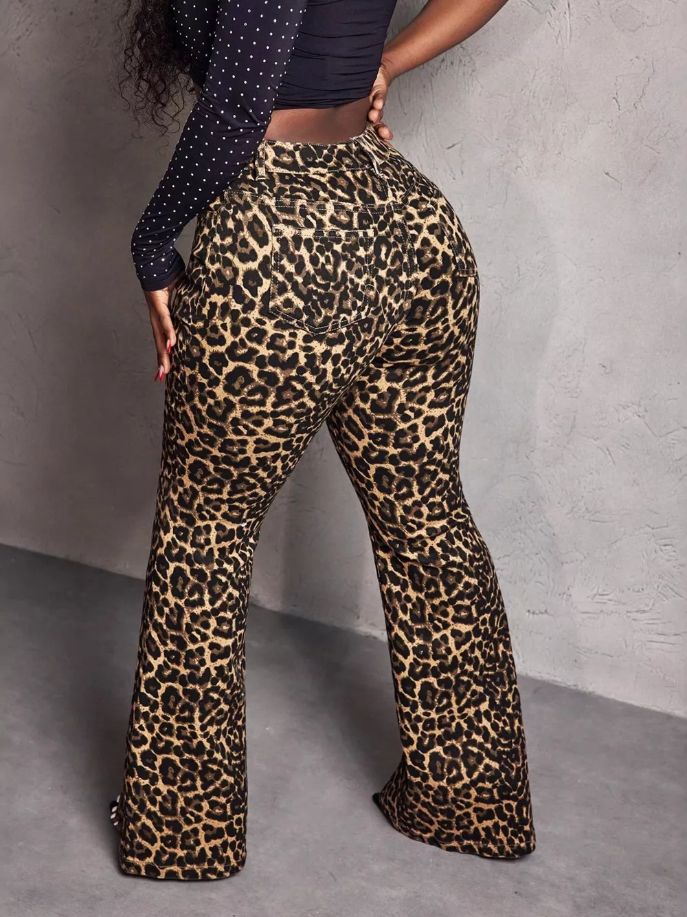 Leopard Wide Leg Pants, image 3