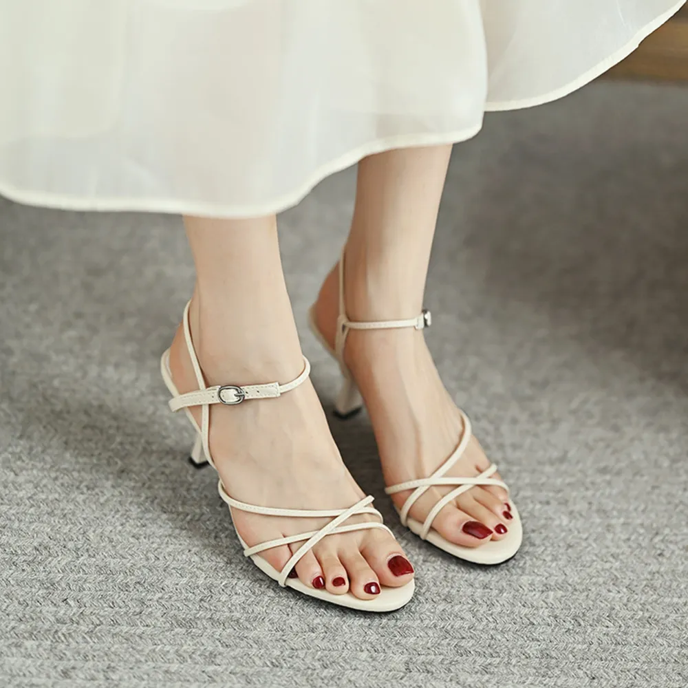 Strappy Ankle Buckle Sandals, image 13