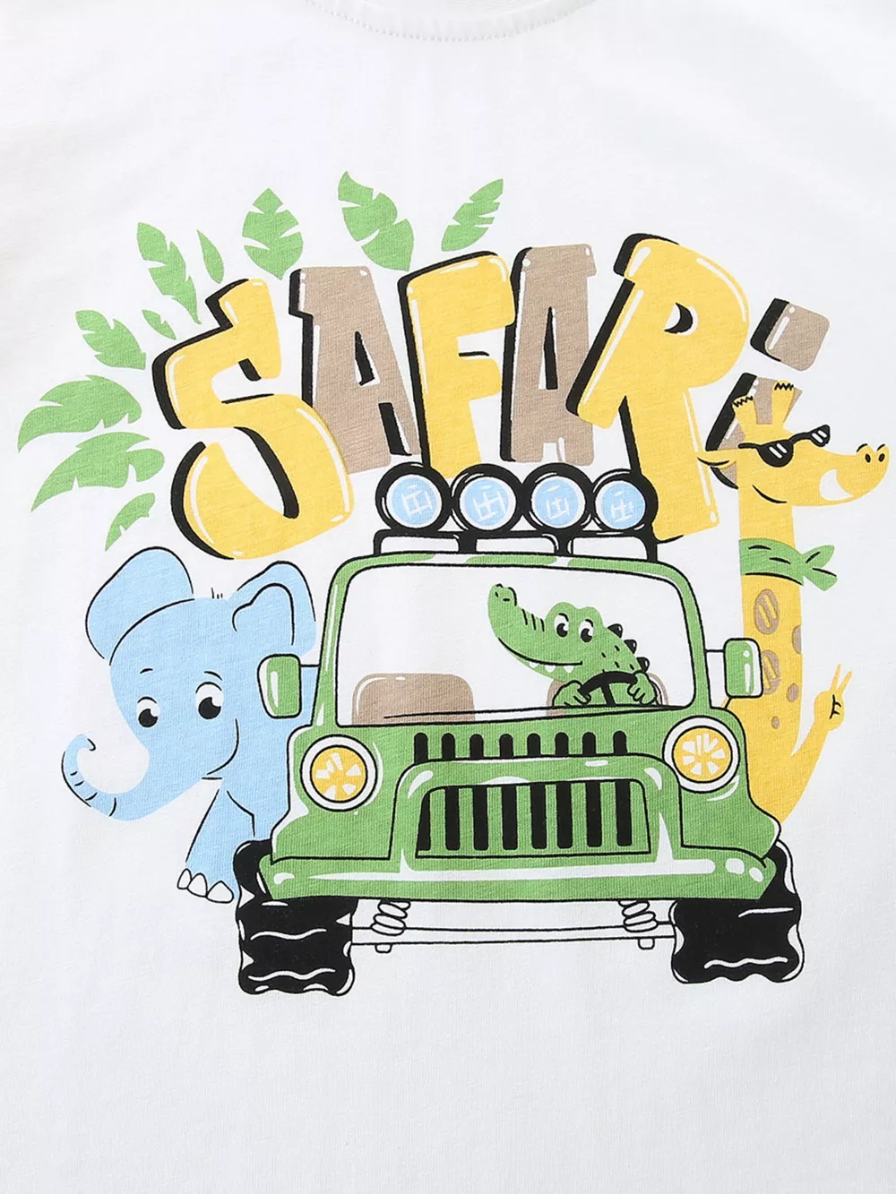 Children's Animal Graphic Round Neck Tee, image 4