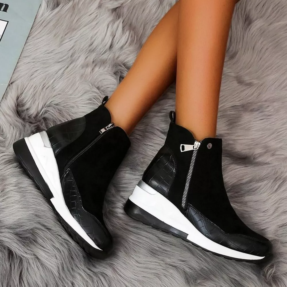 Side Zipper Ankle Boots, image 5