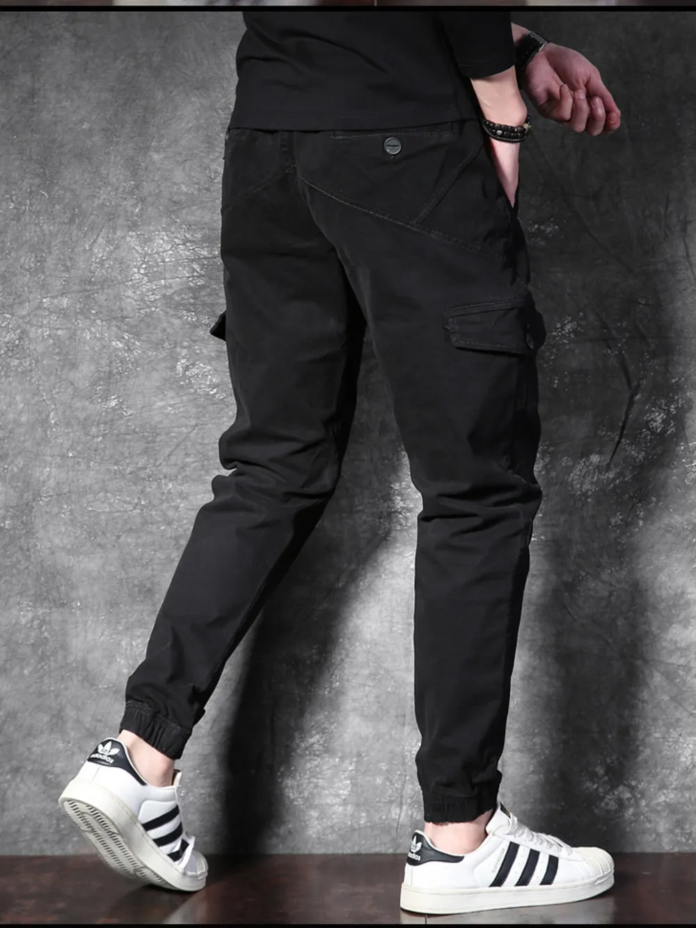 Men's Cargo Pants with Drawstring, image 12