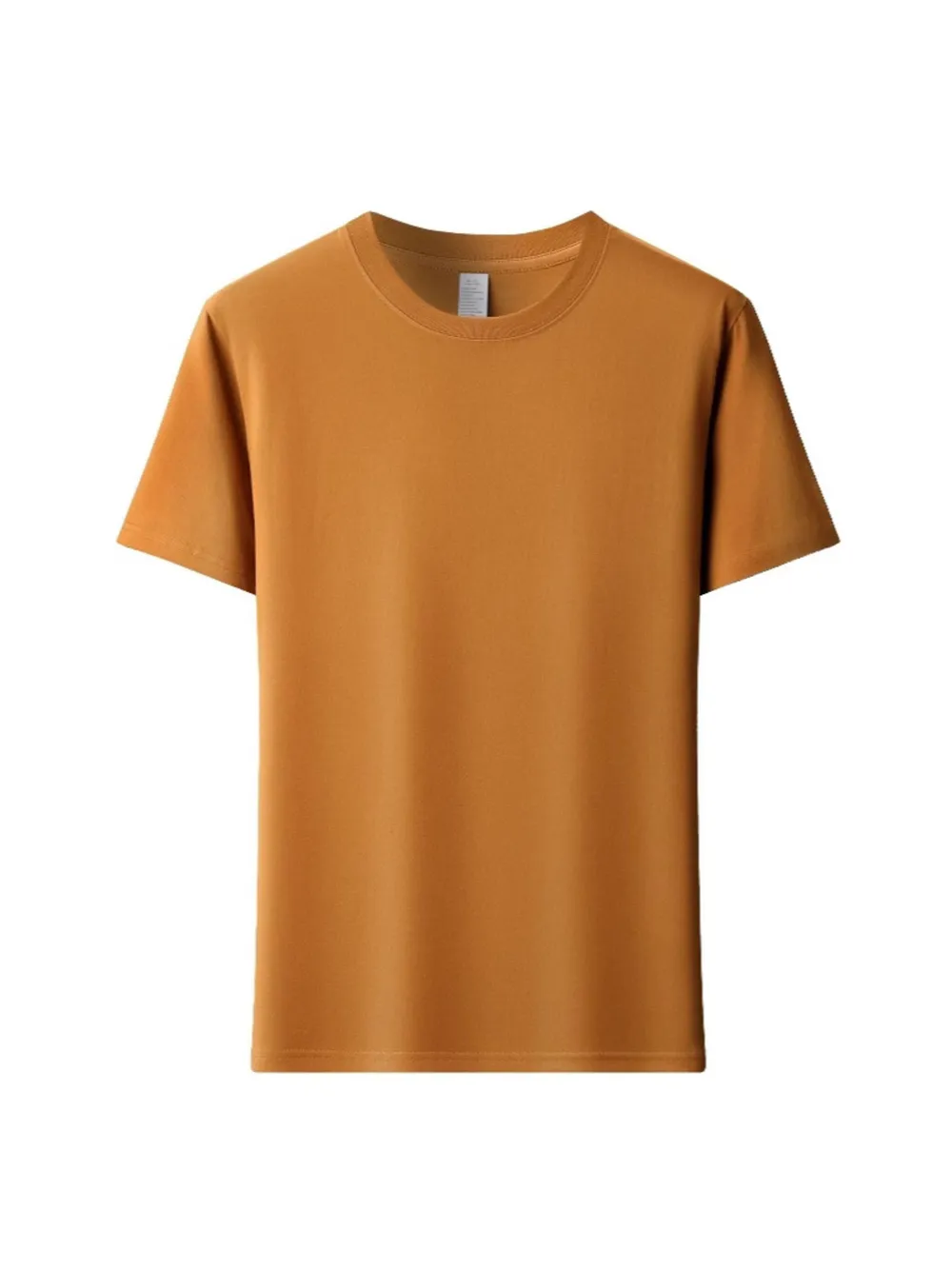 Men's Plus Size Round Neck Short Sleeve T-Shirt, image 2