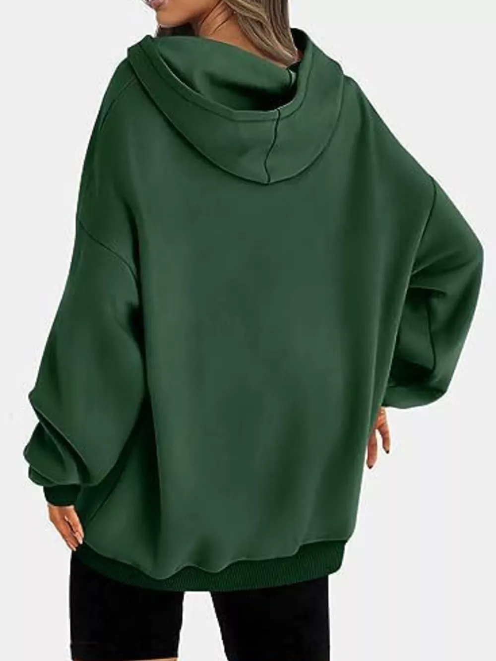 Drop Shoulder Long Sleeve Hoodie, image 14