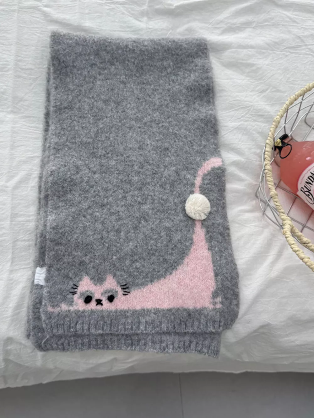 Cute Cat Knitted Scarf, image 5