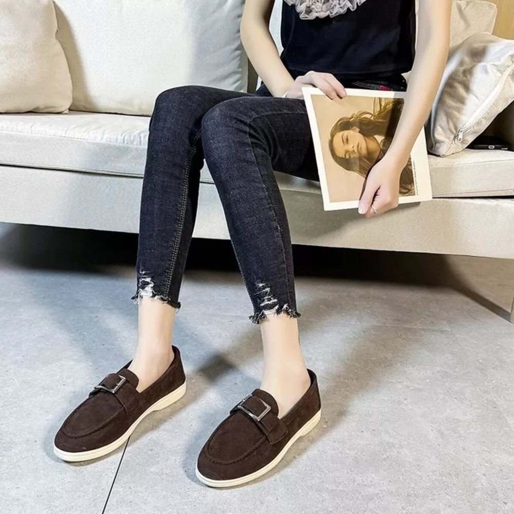Round Toe Flats Slip-Ons, image 5