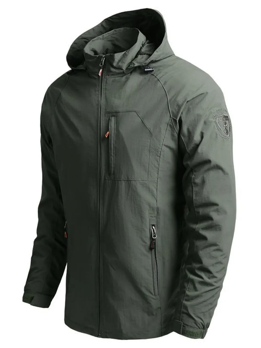 Men's Plus Size Tactical Hooded Softshell Jacket, image 2