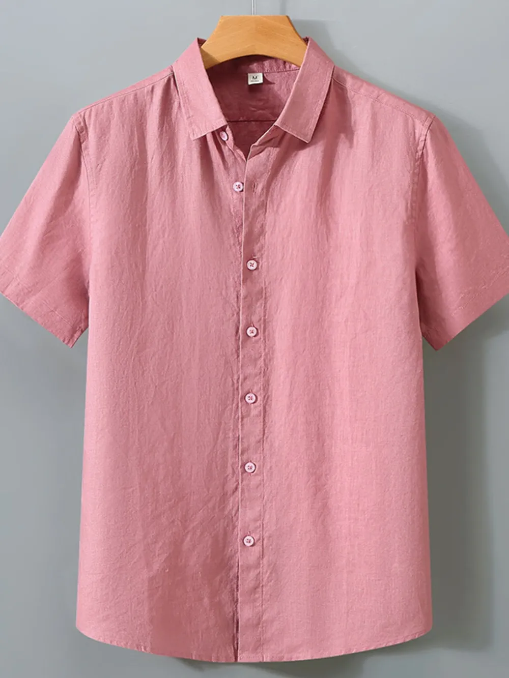 Men's Full Size Short Sleeve Button-Up Shirt Plus Size, image 7