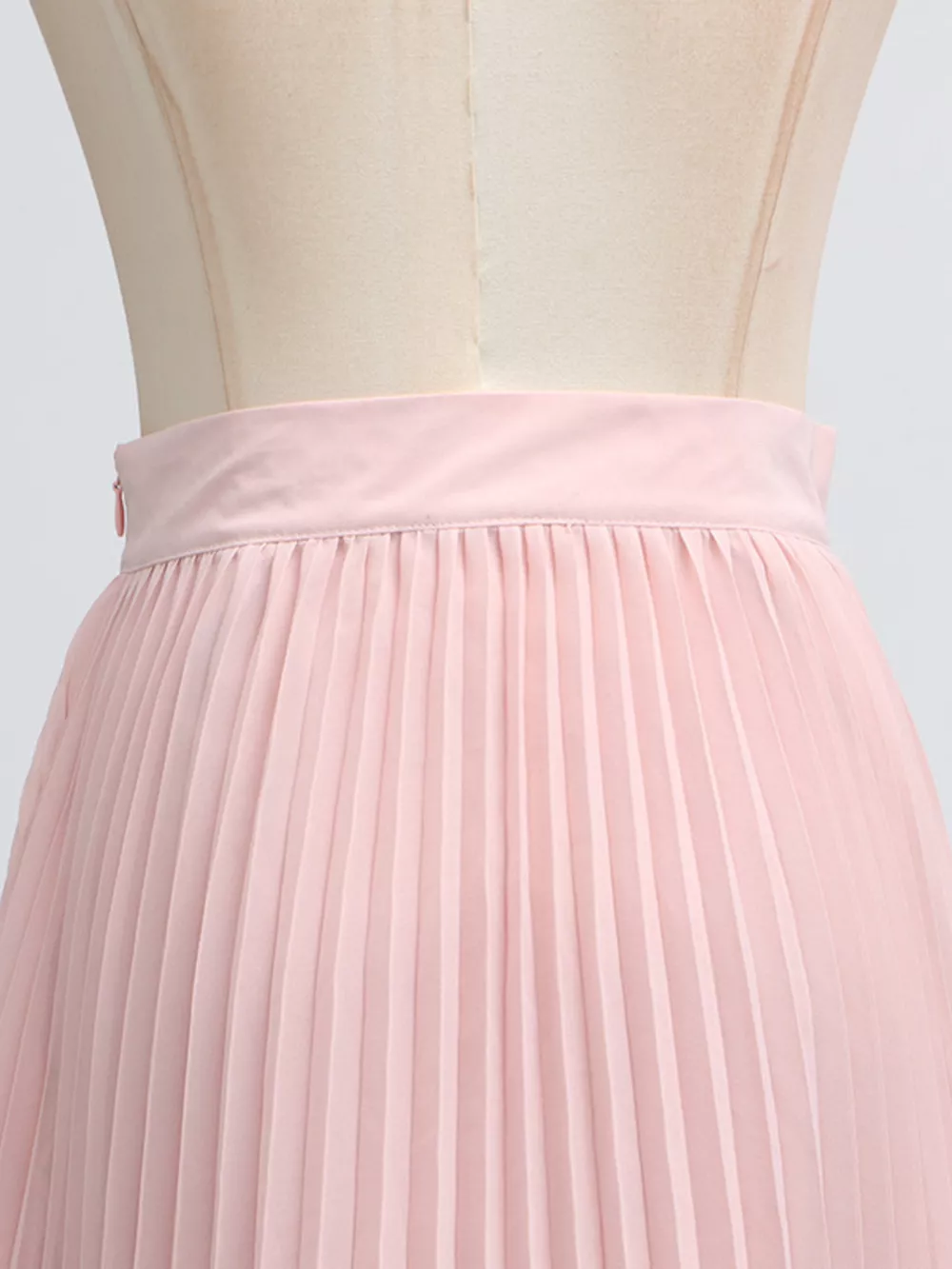Frill Lapel Collar Top and Pleated Skirt Set, image 23