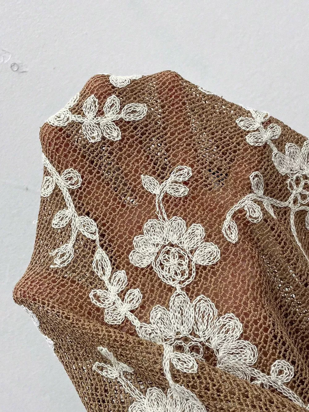 Floral Embroidered Long Sleeve Shirt, image 6