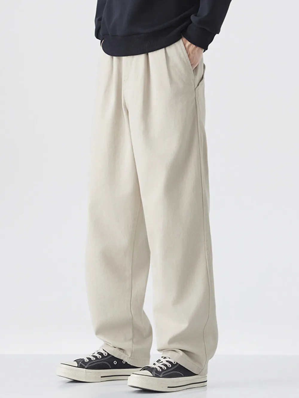 Men's Wide-Leg Casual Pants