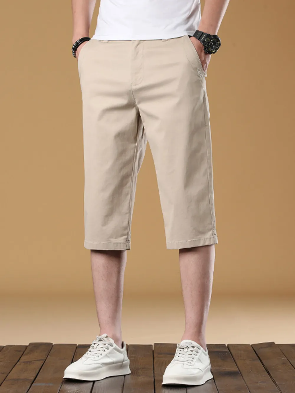 Men's Pocketed Loose Fit Shorts