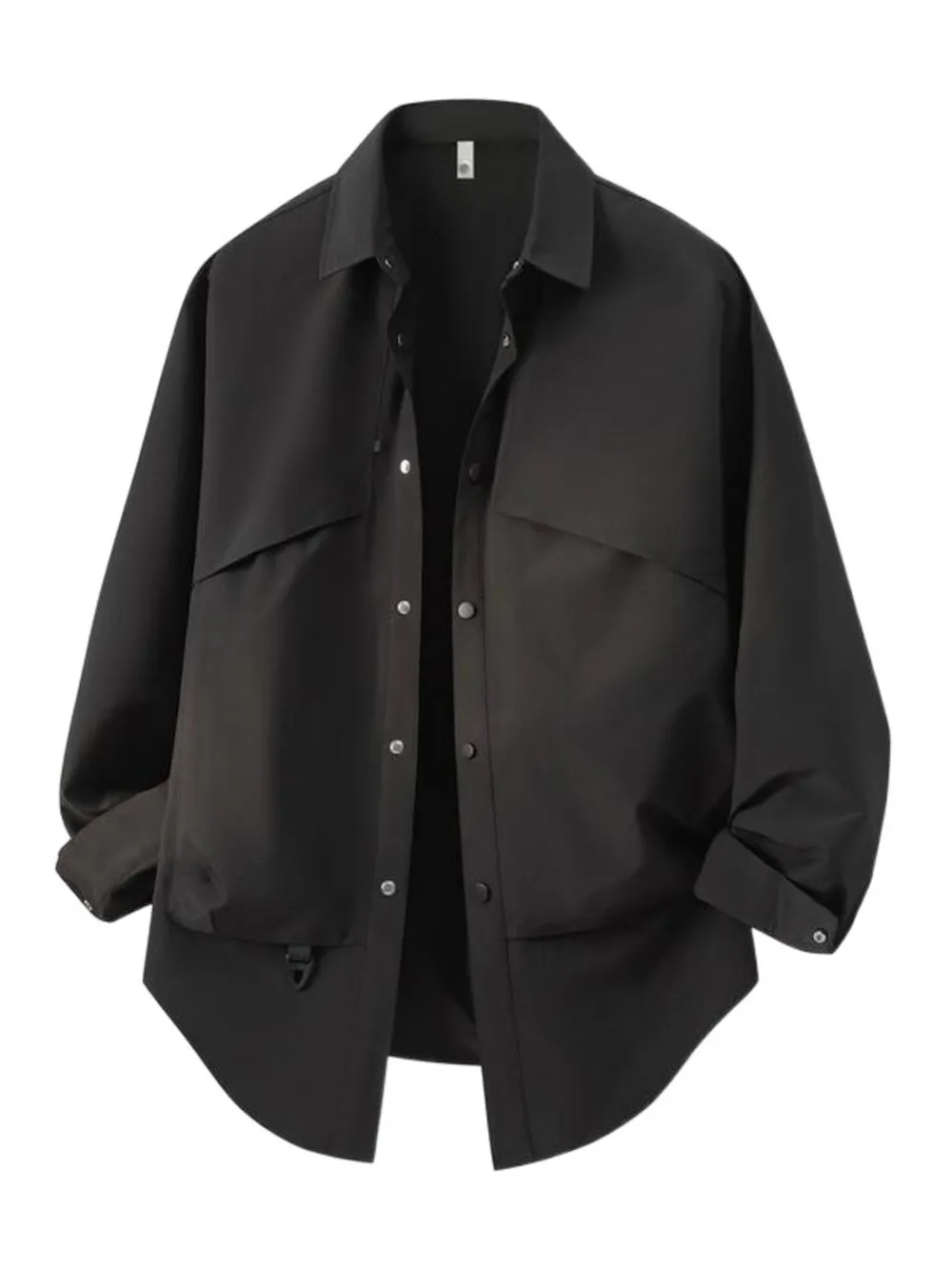 Men's Plus Size Snap Down Long Sleeve Shirt