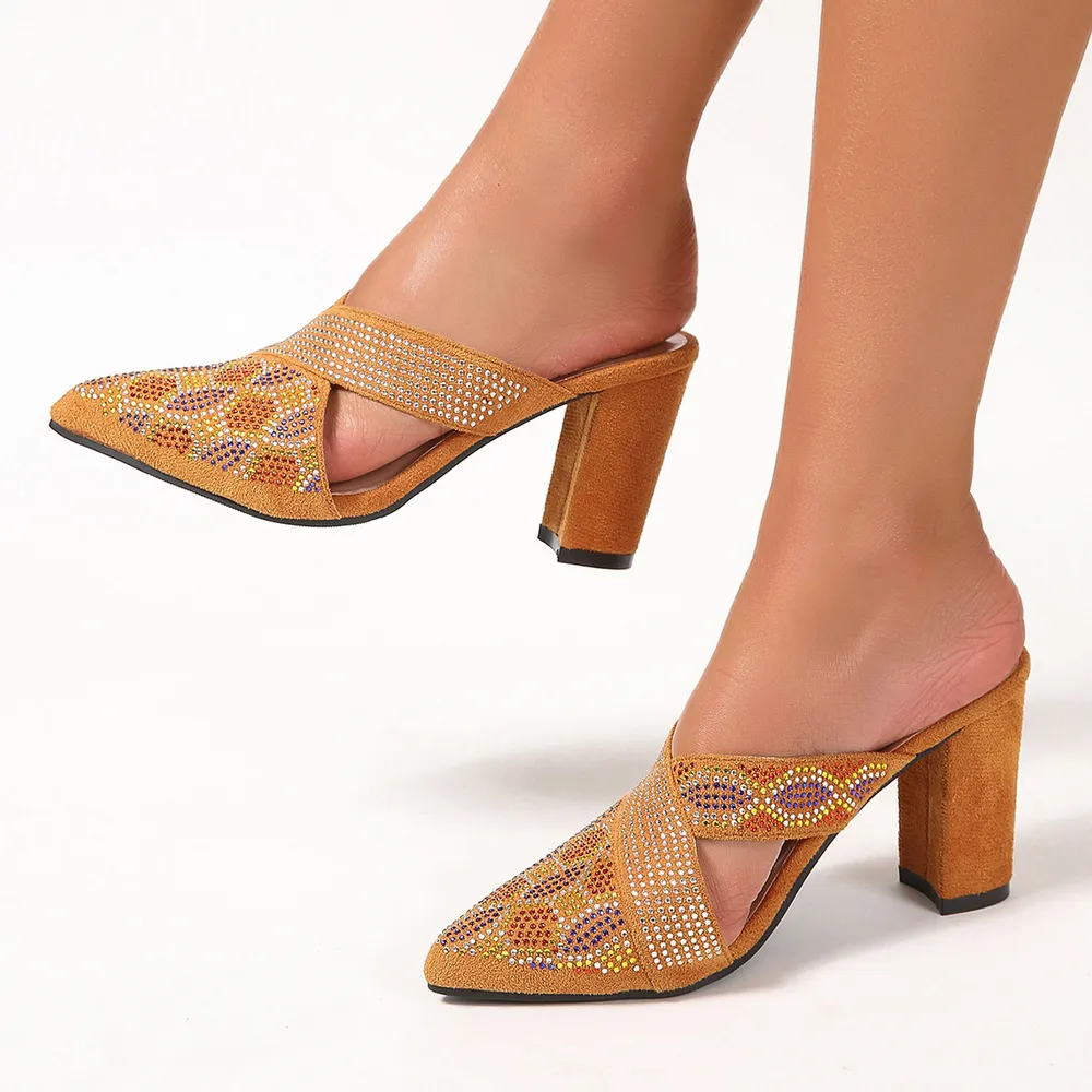Point Toe Block Heels Sandals, image 4