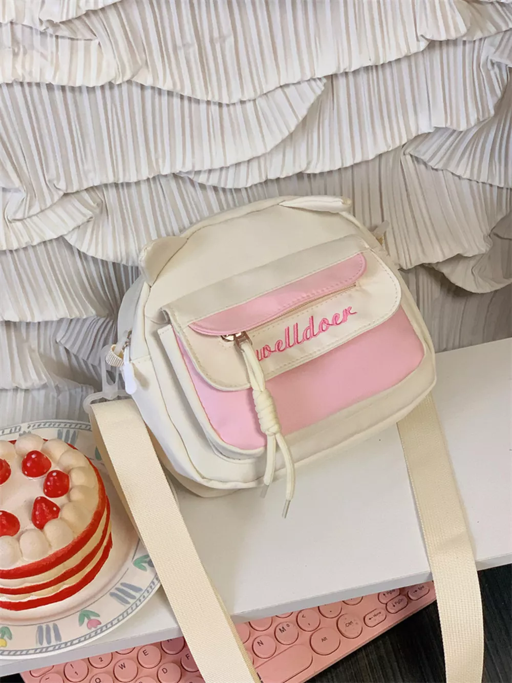 Adjustable Strap Crossbody Bag, image 5