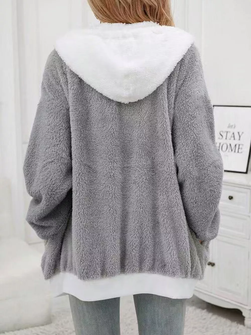 Cozy Fleece Zip-Up Outerwear, image 3