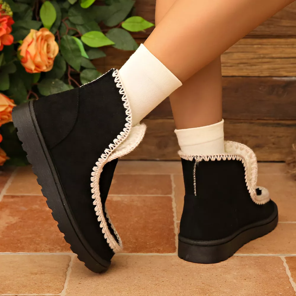 Round Toe Platform Boots, image 4