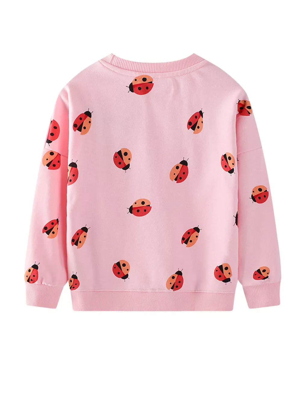 Children's Ladybug Print Crew Neck Sweatshirt, image 3