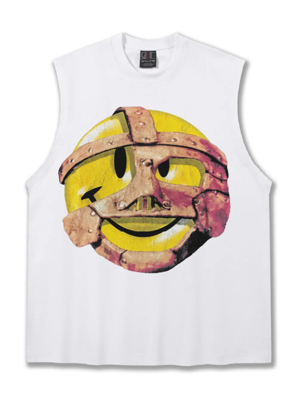 Men's Graphic Round Neck Tank Top, image 3