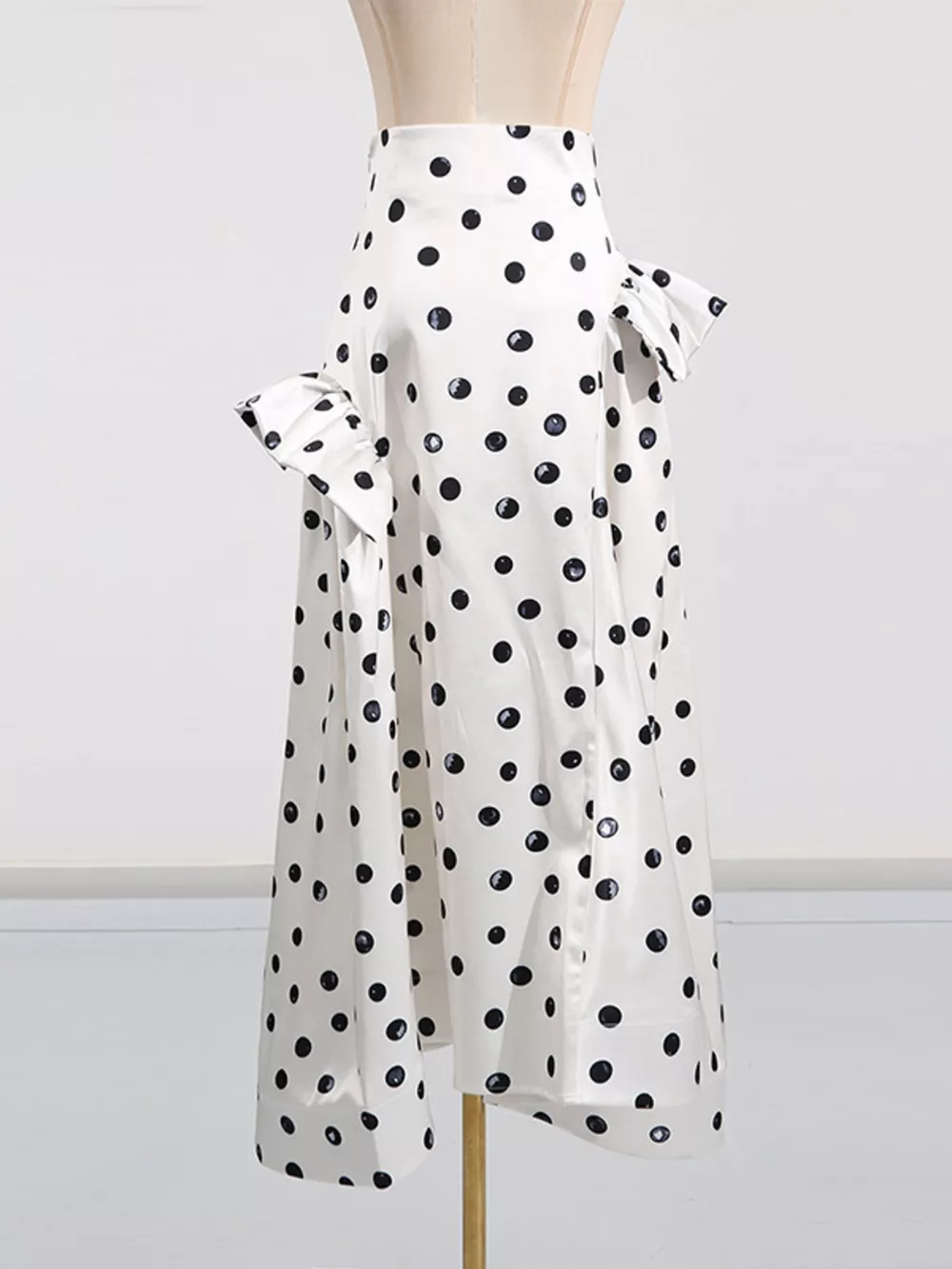 Polka Dot Ruffle Skirt, image 6