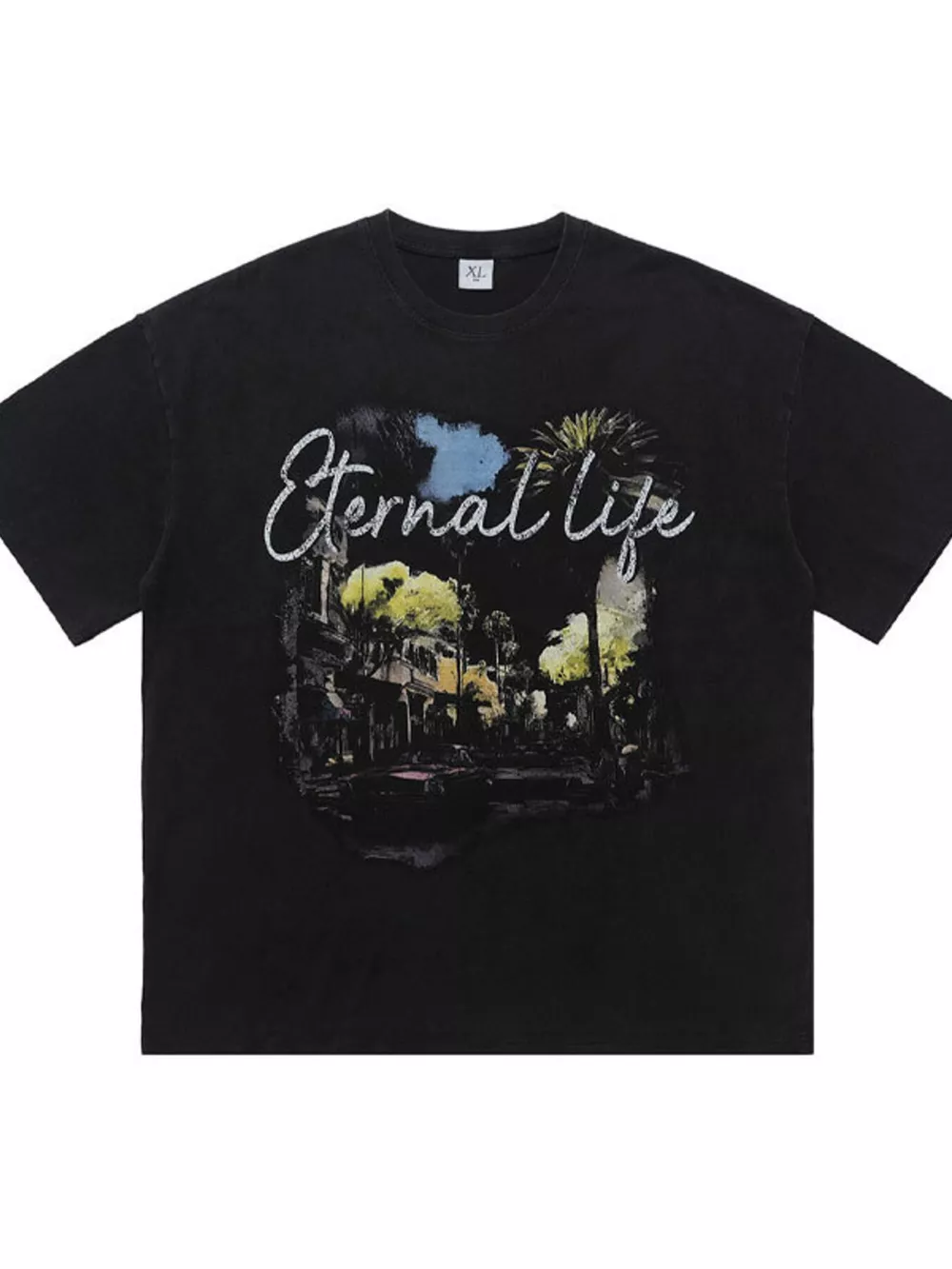 Men's Vintage Graphic Half Sleeve T-Shirt, image 3