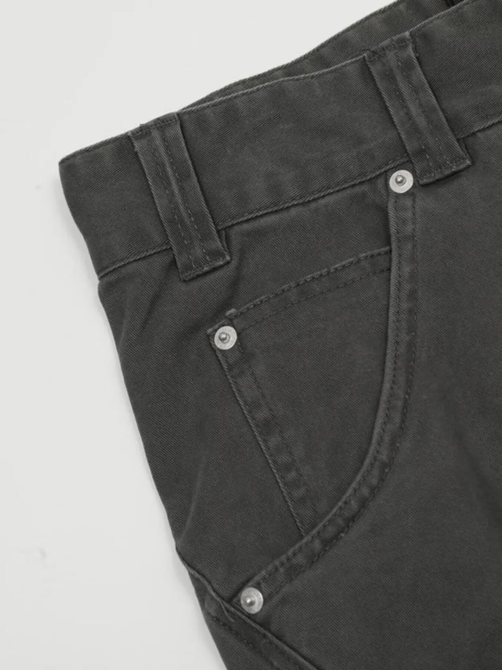 Men's Washed High Waist Flare Pants, image 10