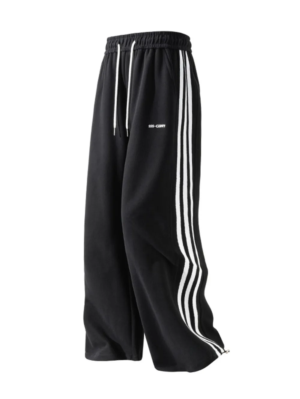 Men's Plus Size Relaxed Fit Pants with Side Stripes, image 13