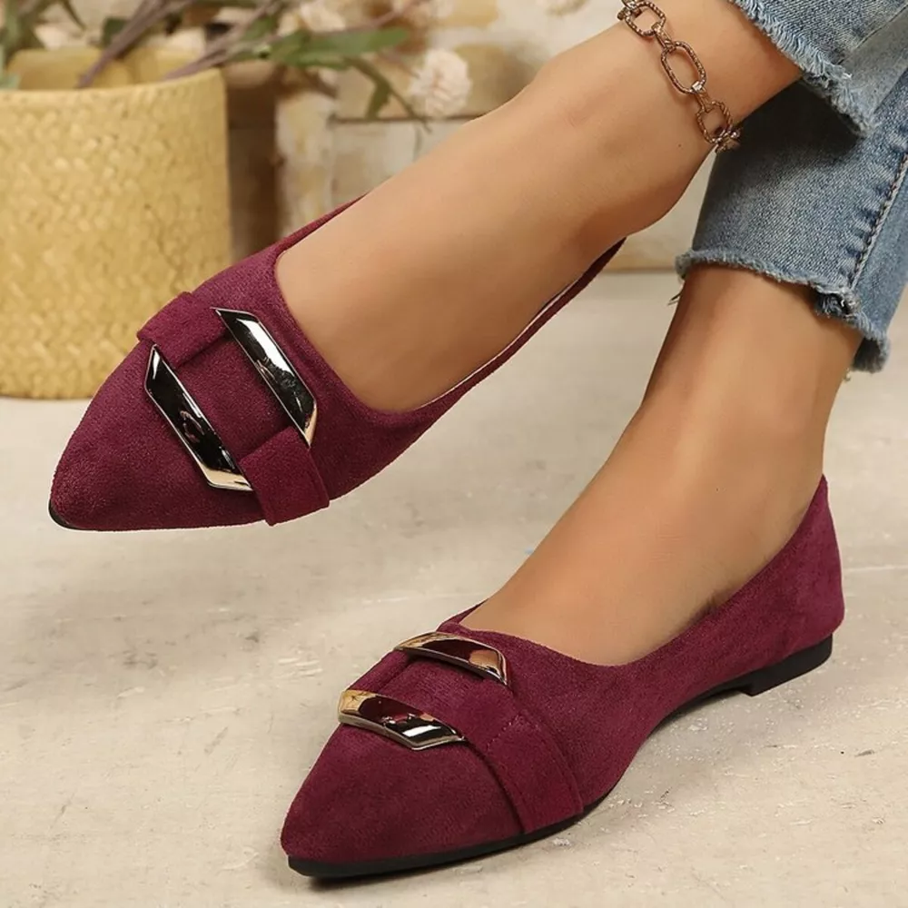Point Toe Flats Slip-Ons, image 6