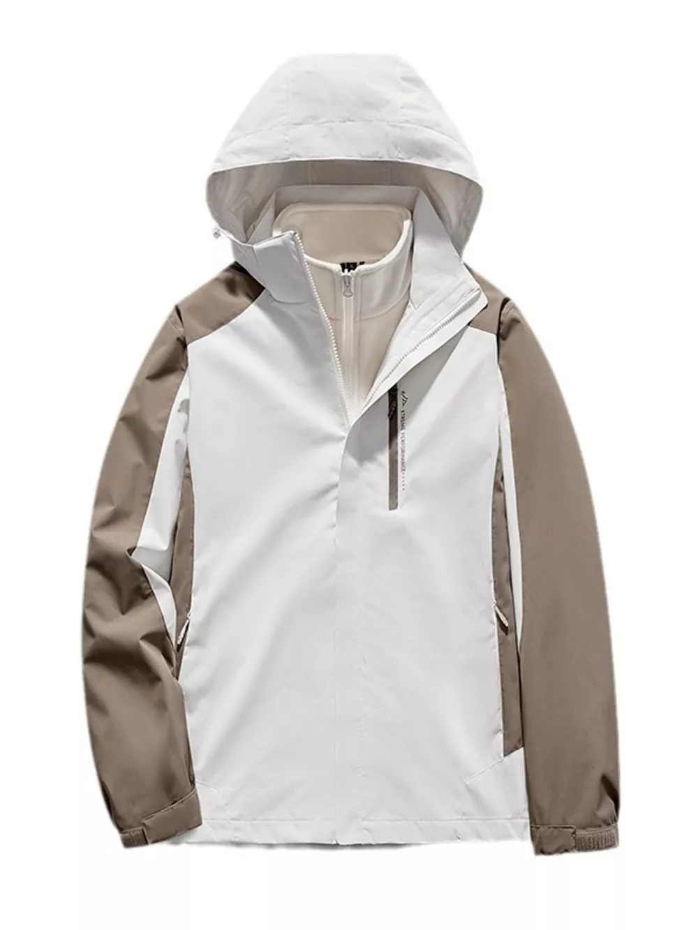 Men's Plus Size Hooded Windproof Outdoor Jacket, image 5