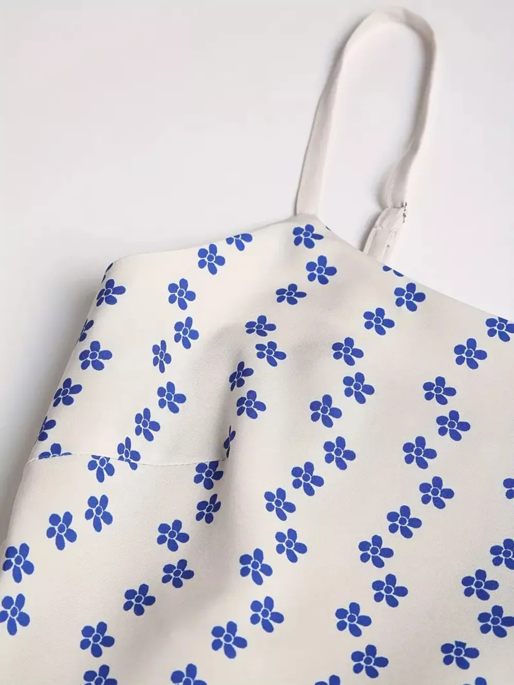 Sardine Print Spaghetti Strap Midi Dress, image 4