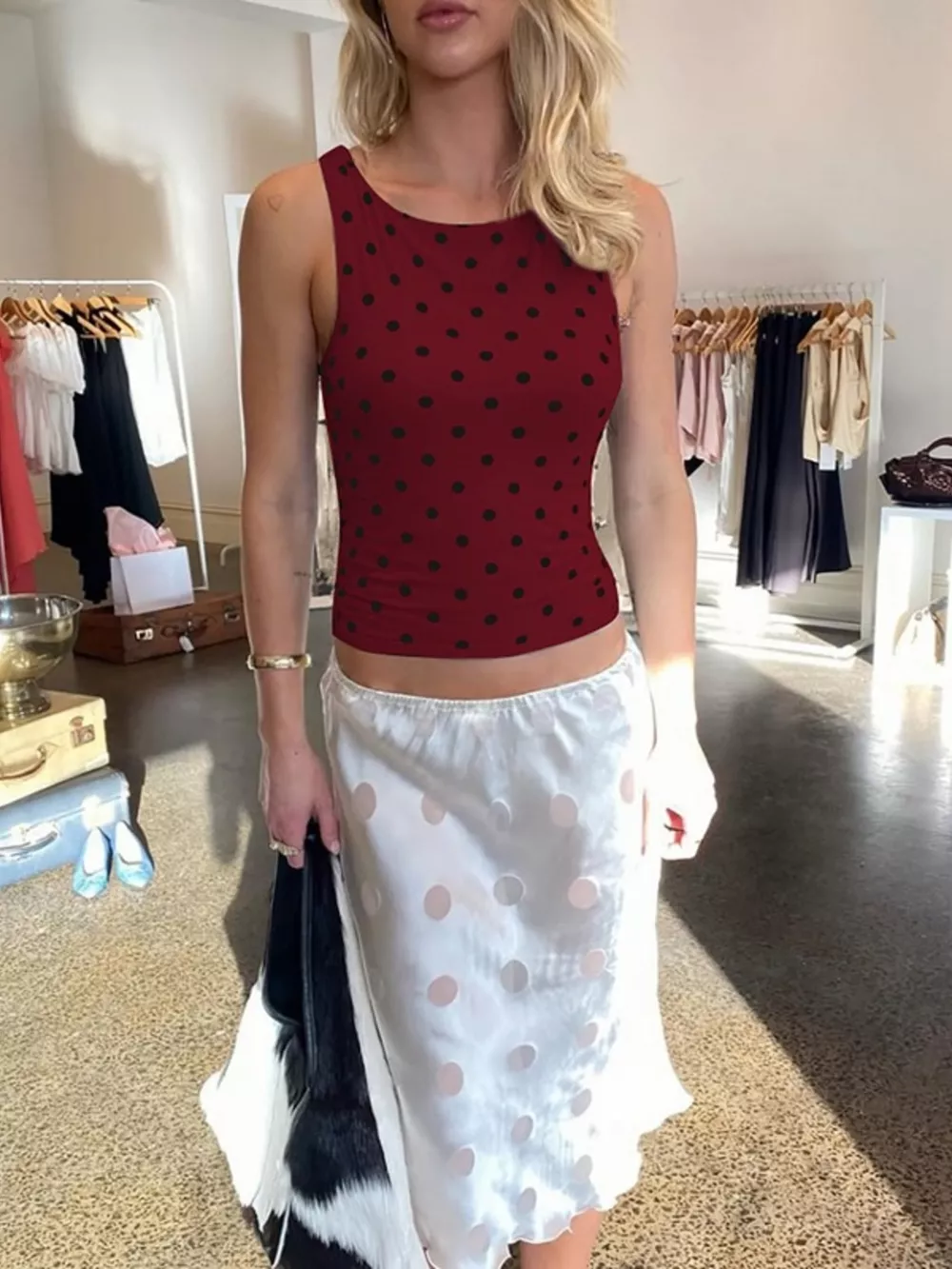 Polka Dot Tank Top, image 18