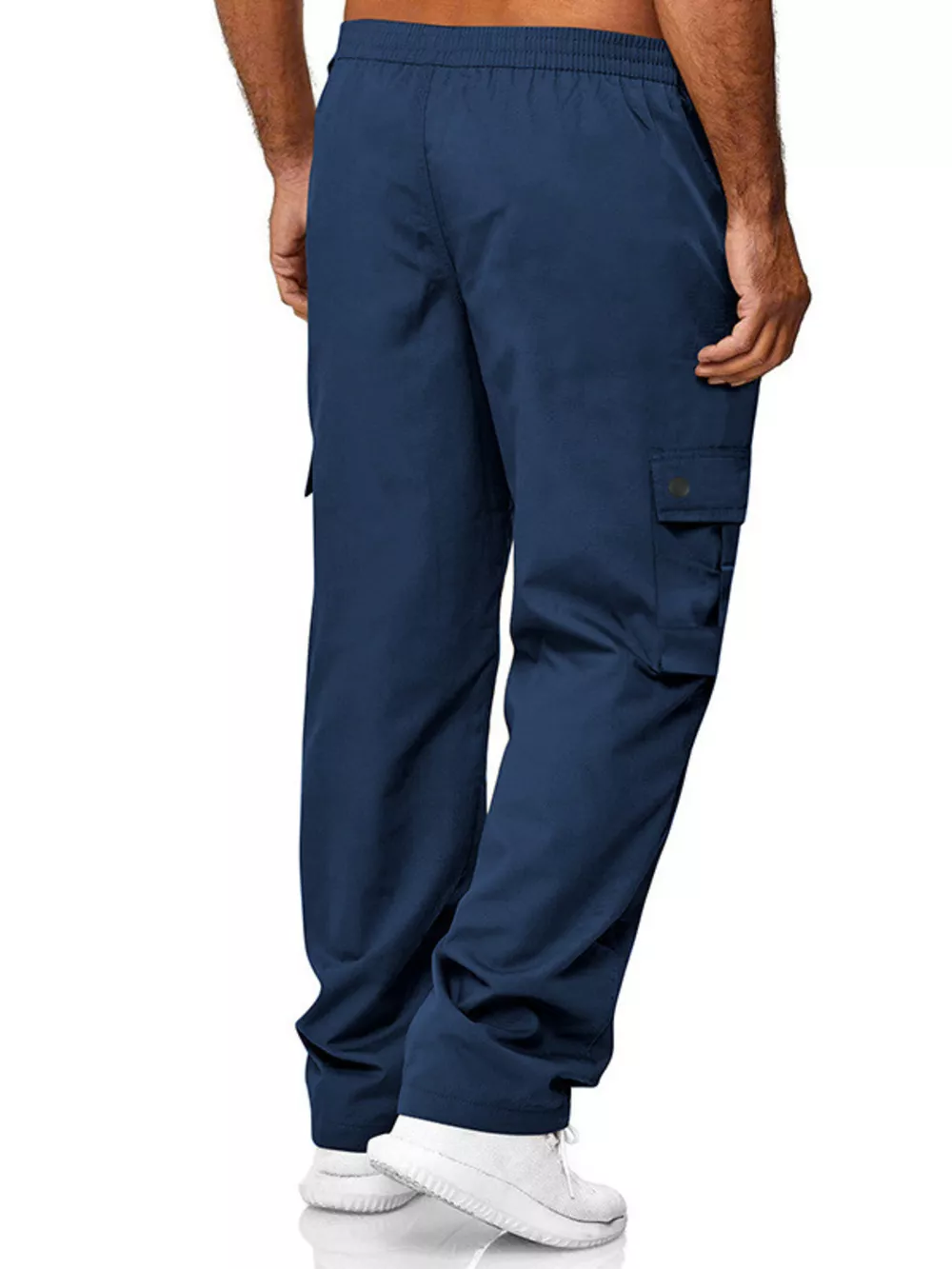 Men's Full Size Cargo Pants with Drawstring Waist Plus Size, image 15