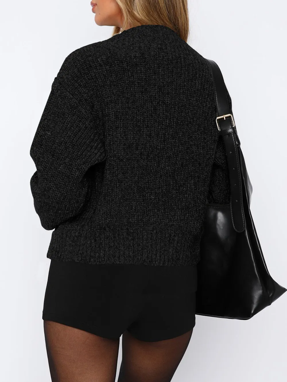 Zip Up Long Sleeve Cardigan, image 3