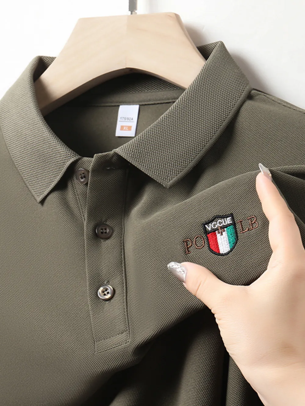 Men's Plus Size Classic Short Sleeve Polo Shirt, image 5