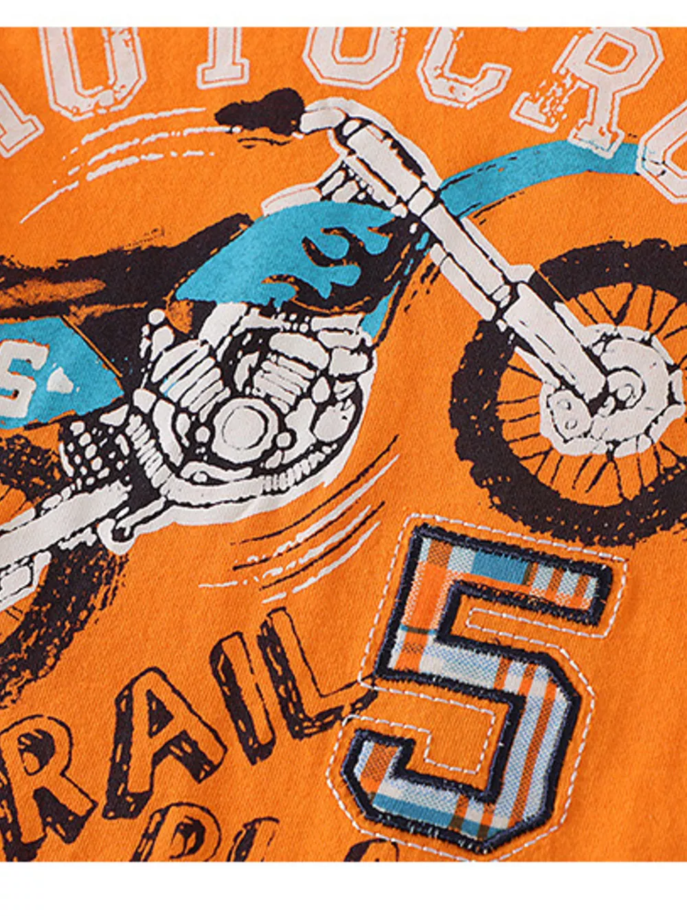 Children's Graphic Tee and Plaid Shorts, image 3