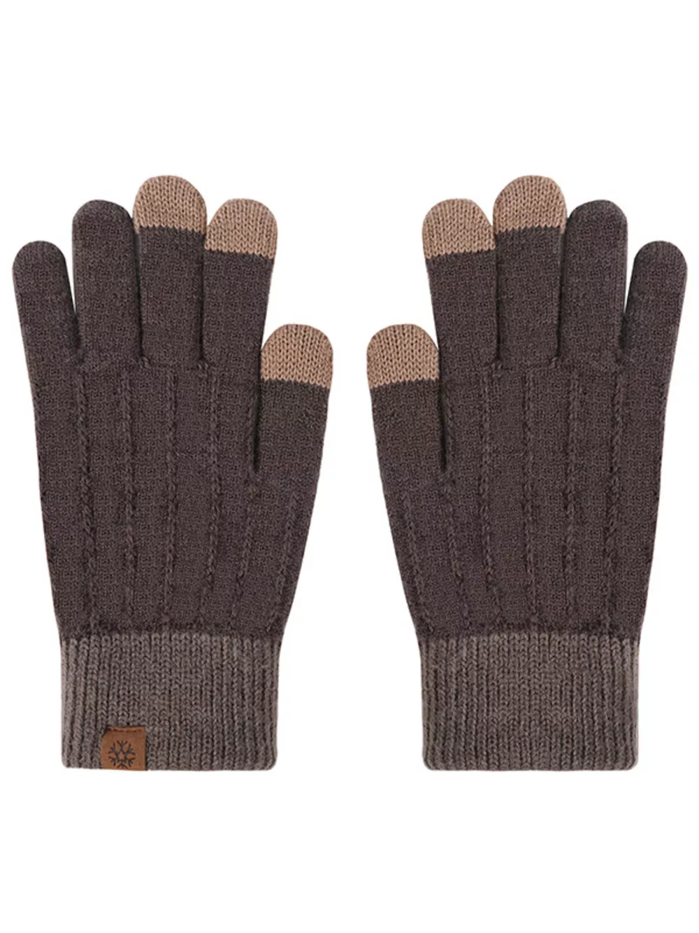 Warm Knitted Touchscreen Gloves, image 9