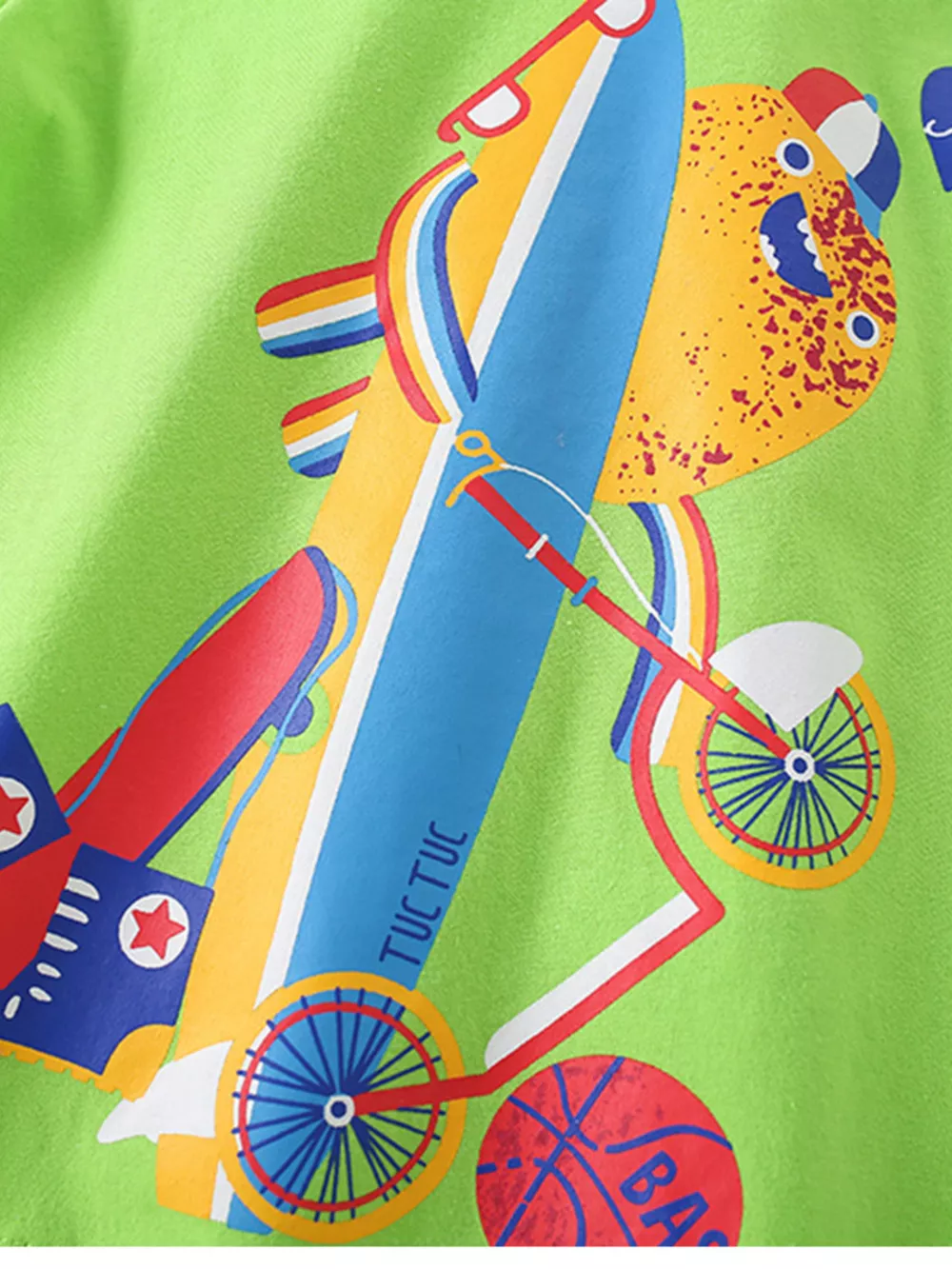 Children's Cartoon Graphic Short Sleeve T-Shirt, image 2