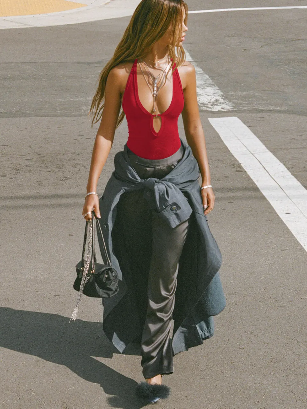 Cutout Ribbed Tank Top, image 8