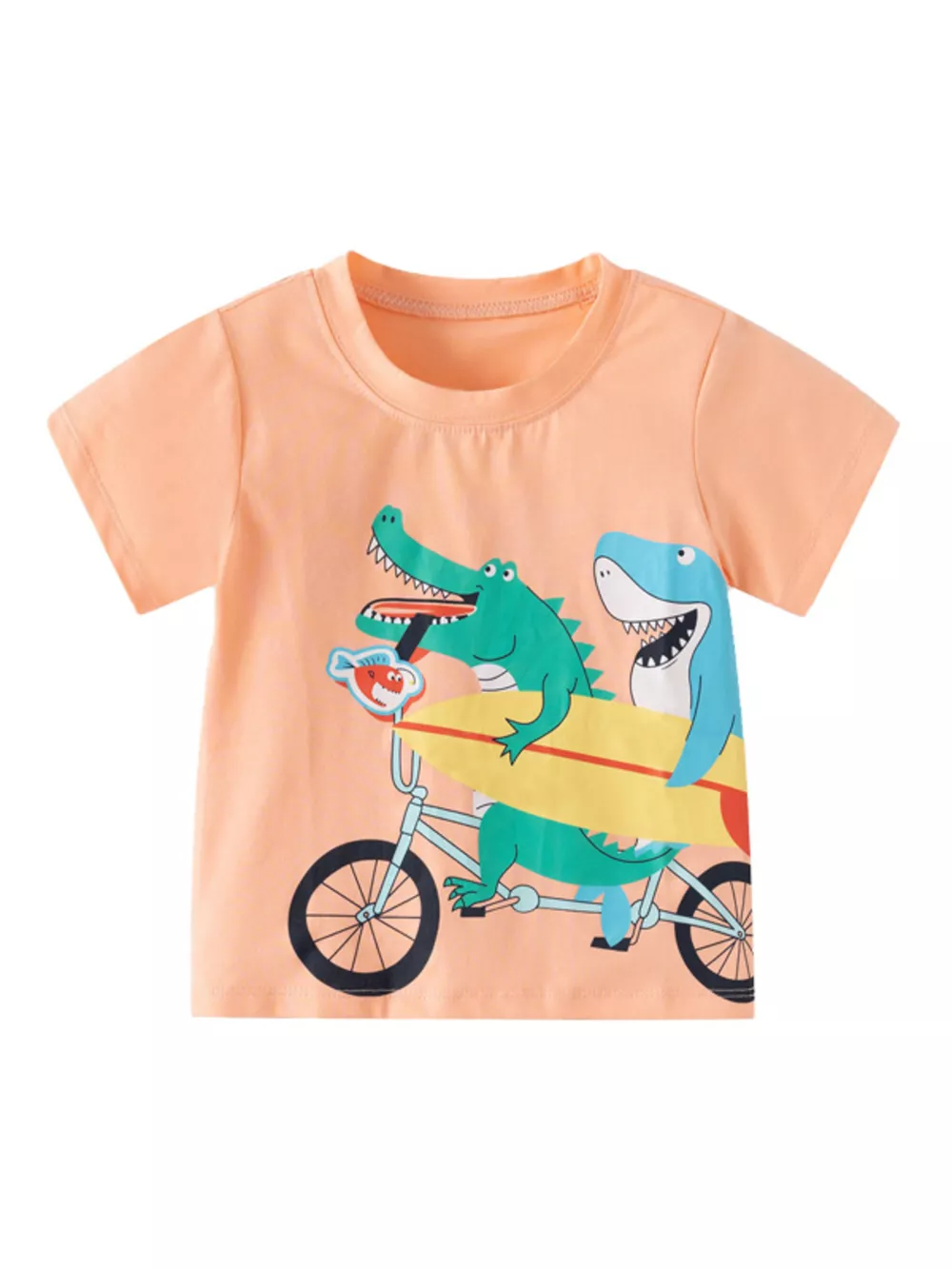 Children's Crocodile Graphic Short Sleeve T-Shirt, image 2