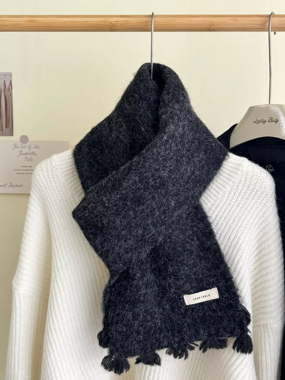 Tassel Knitted Scarf